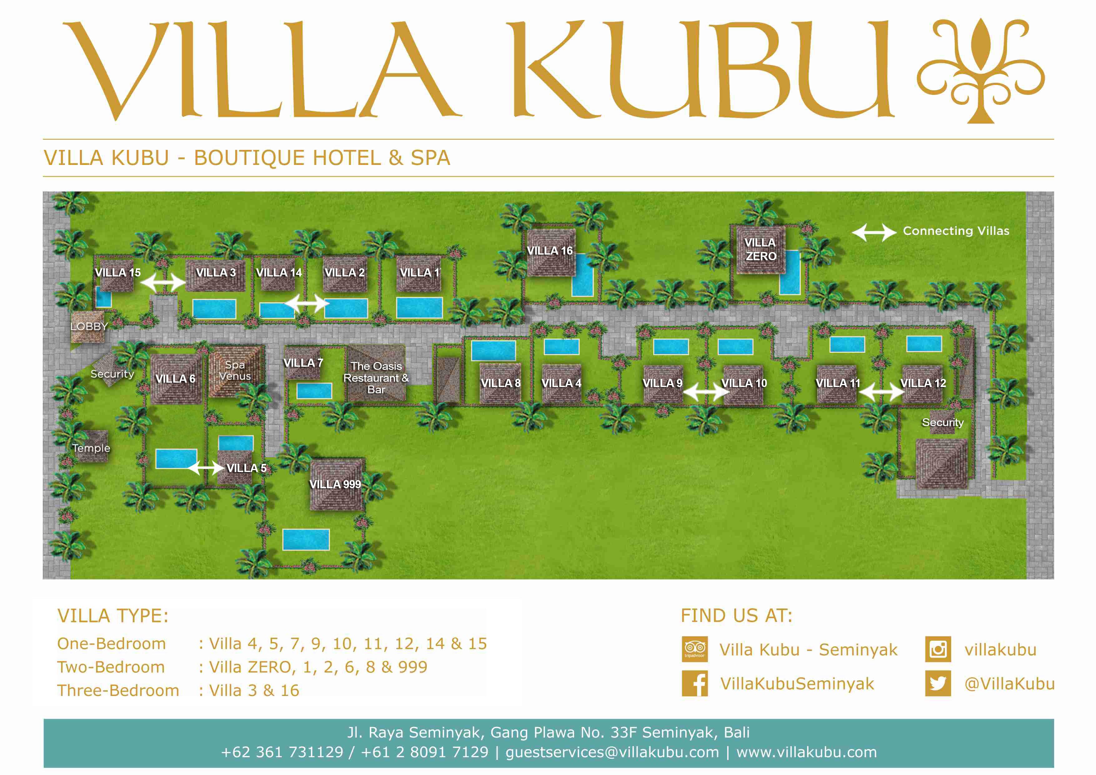 Villa Kubu Seminyak Esterno foto